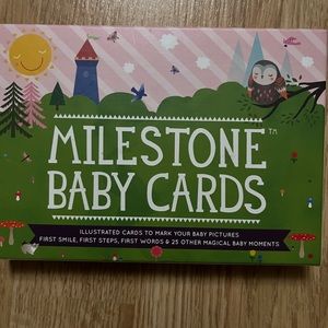 Baby milestone cards
